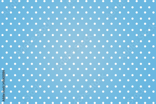 polkadots with blue background