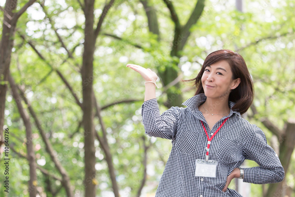 OLポートレート・新緑