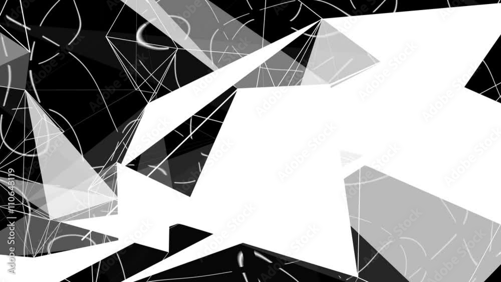 geometric forms abstract motion background