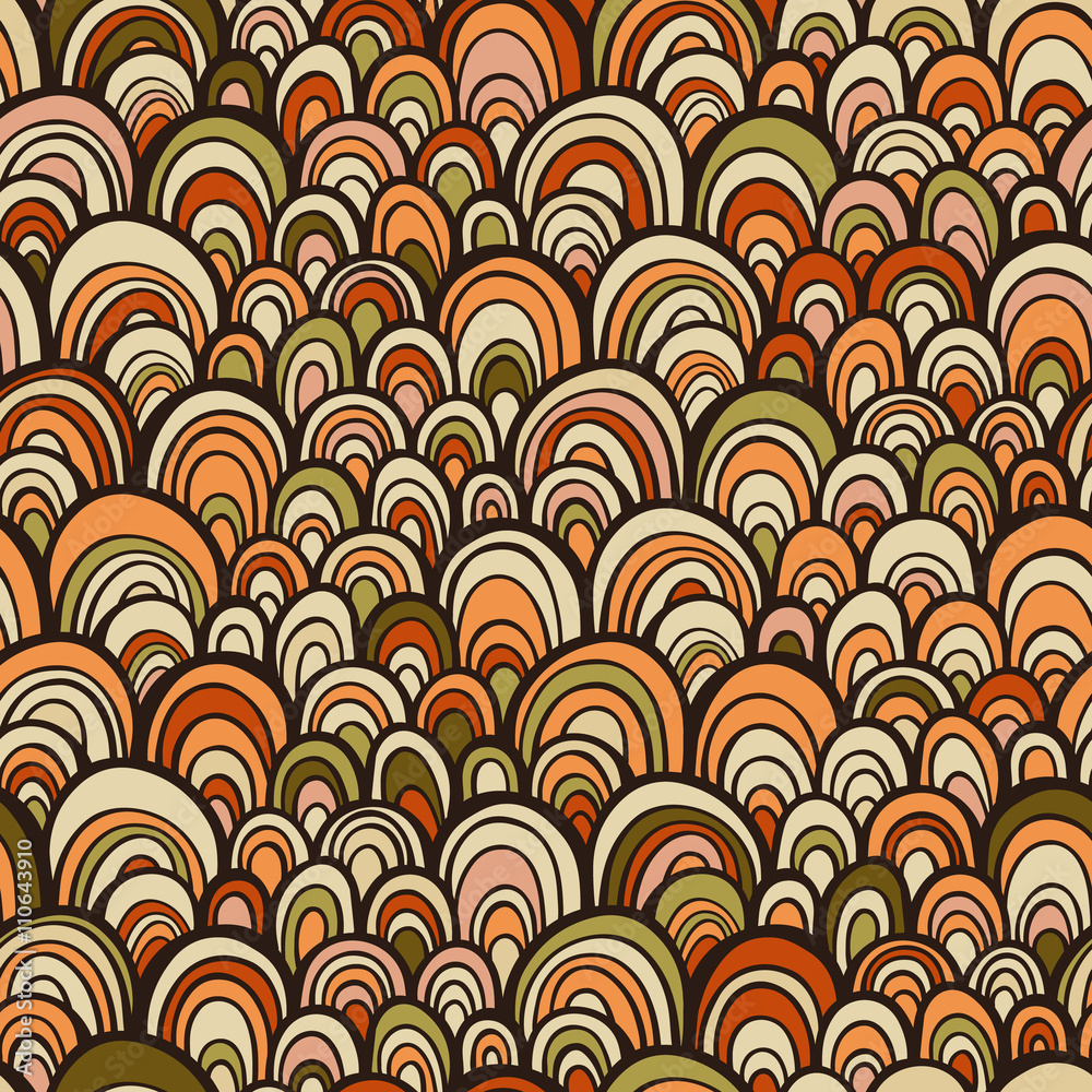 Seamless pattern with doodle ornament Seamless pattern with doodle ornament