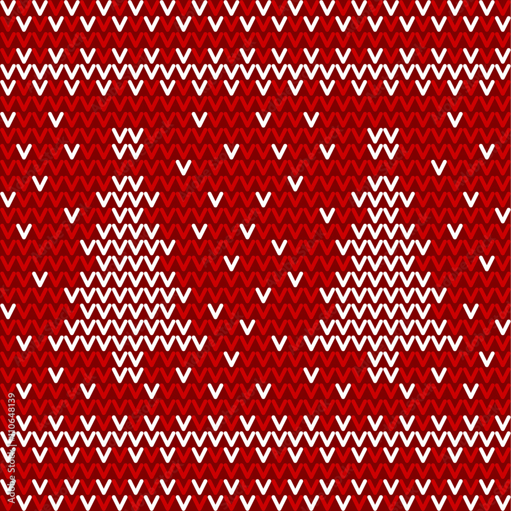 seamless red and white knitted background seamless red and white knitted background
