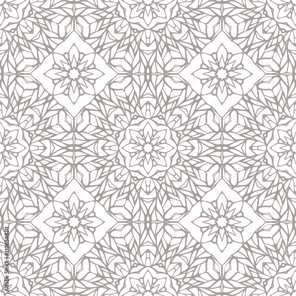 Seamless pattern with ethnic lace ornament Seamless pattern with ethnic lace ornament