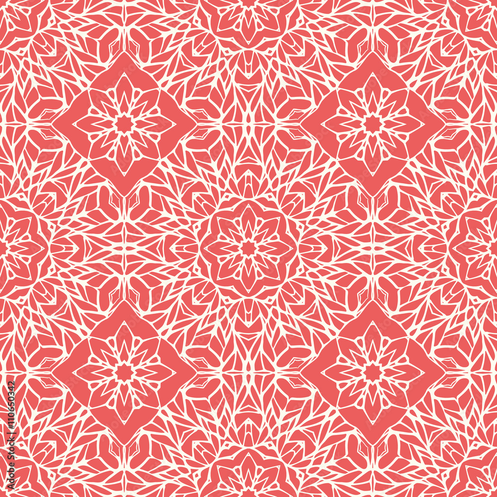 Seamless pattern with ethnic lace ornament Seamless pattern with ethnic lace ornament
