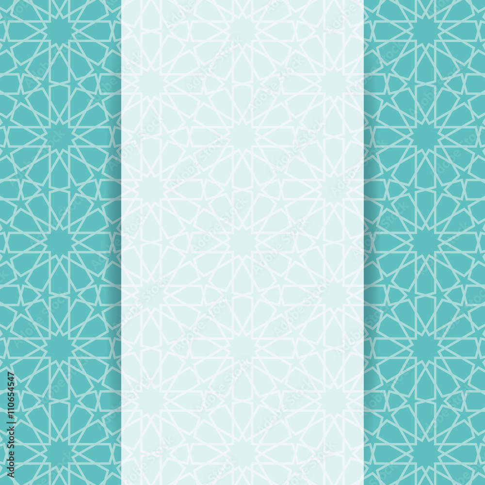 Islamic brochure vector Islamic brochure vector