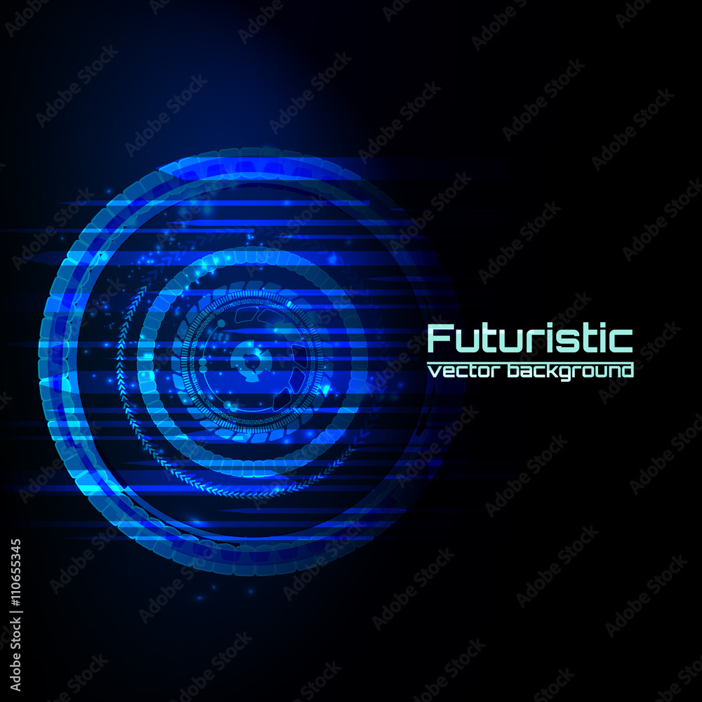 Futuristic interface infographics, HUD, vector background Futuristic interface infographics, HUD, vector background
