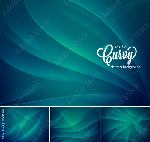 Curvy abstract background