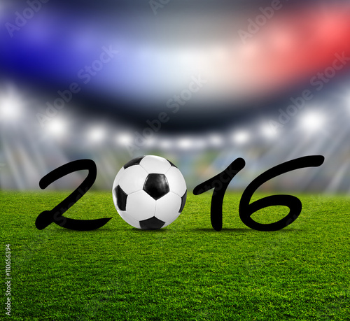 Fußball im Stadion 2016