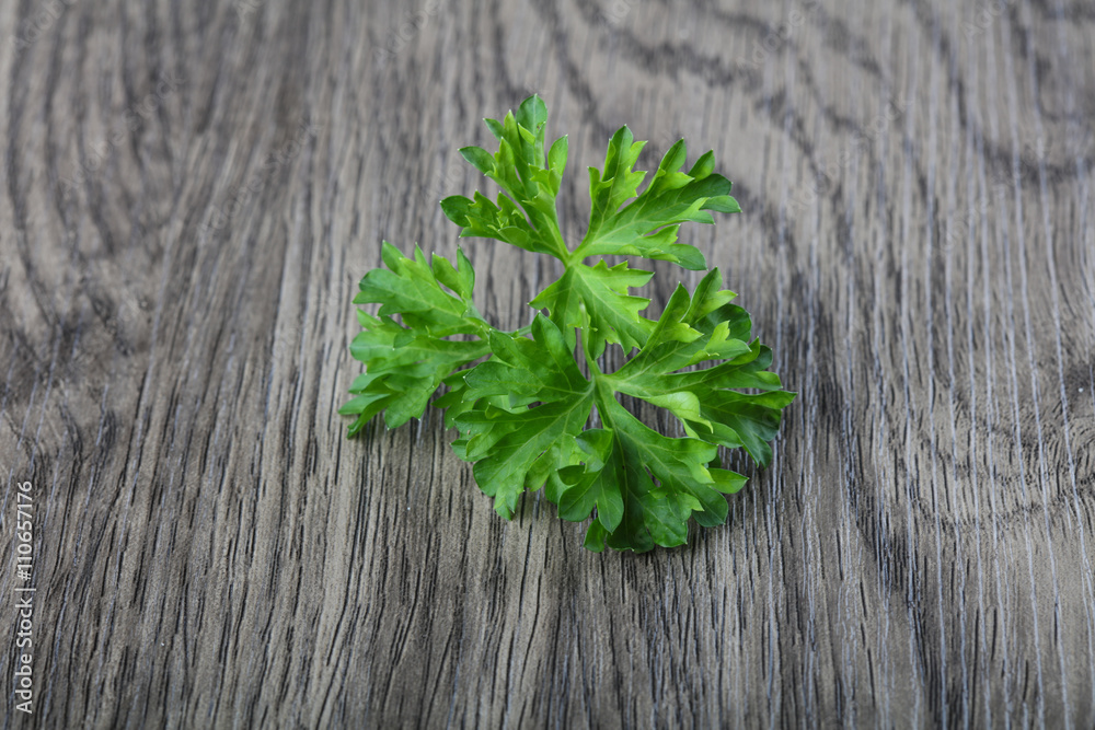 Parsley leaves