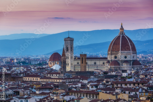Florence, Italy - view of the city and Cathedral Santa Maria del Fiore © Gorilla