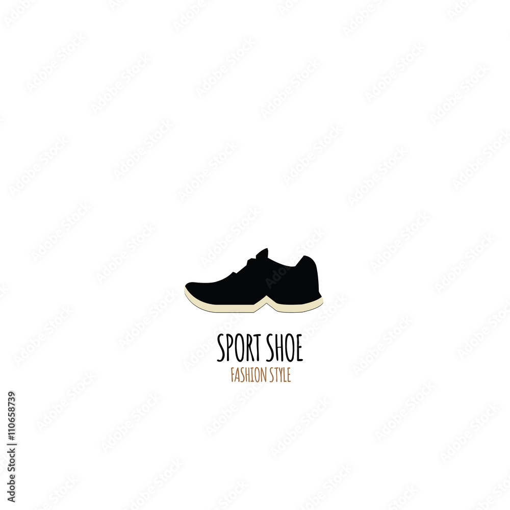 Obraz premium Running shoes icon