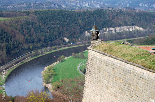 View of the neighborhood from the fortress Konigstein photo