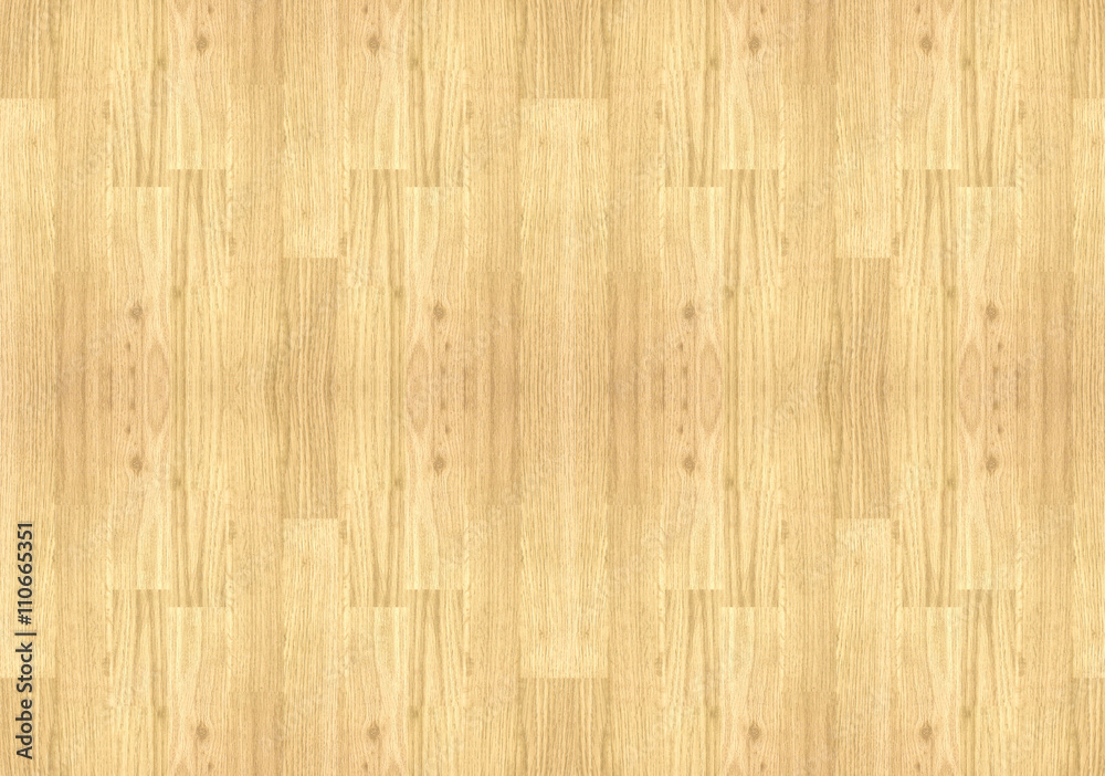 Naklejka premium Hardwood maple basketball court floor viewed from above 