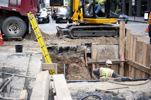 Construction Work on Road