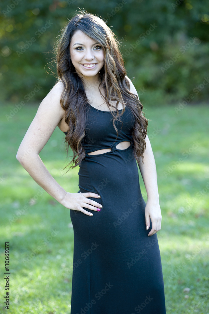 Happy Young Girl Outdoors