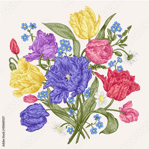 Tulips flowers.