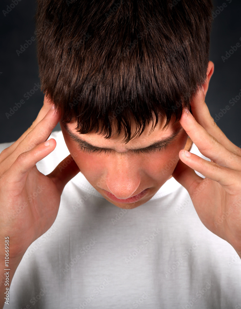 Fototapeta premium Man feel Headache