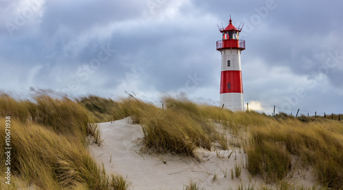 Stormy Weather - Lighthouse at List - Sylt  Germany