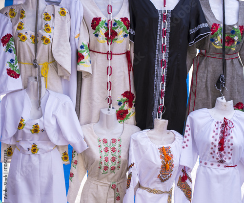 Ethnic national embroidery clothes. © plysuikvv