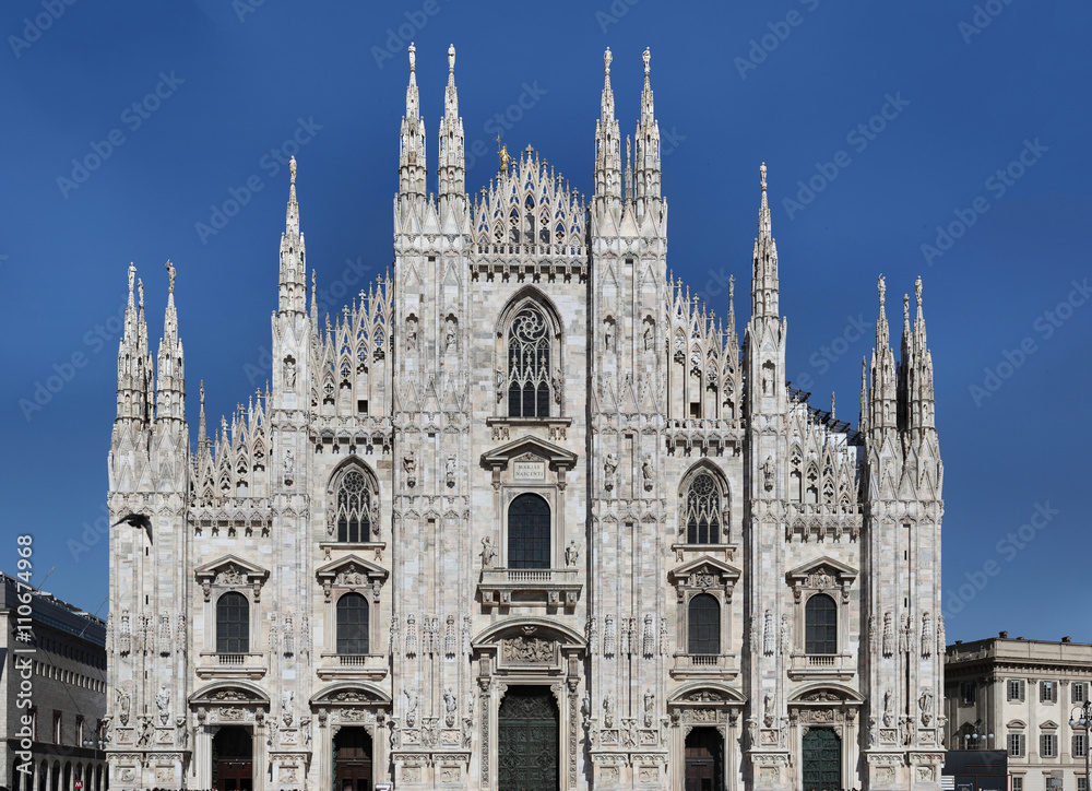 Facciata del Duomo di Milano 