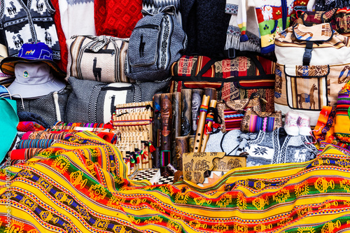 peruvian souvenirs and bags