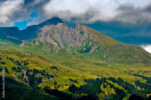 Swiss mountains - Bernese Alps in summer, Switzerland, Berner Oberland © horizonphoto