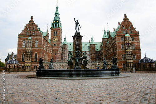 Fountain of Frederiksborg Castle - Hillerod - Denmark