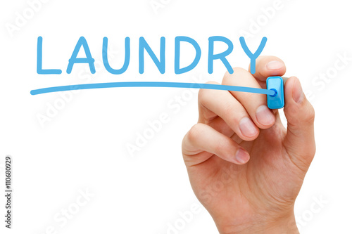 Laundry Blue Marker photo