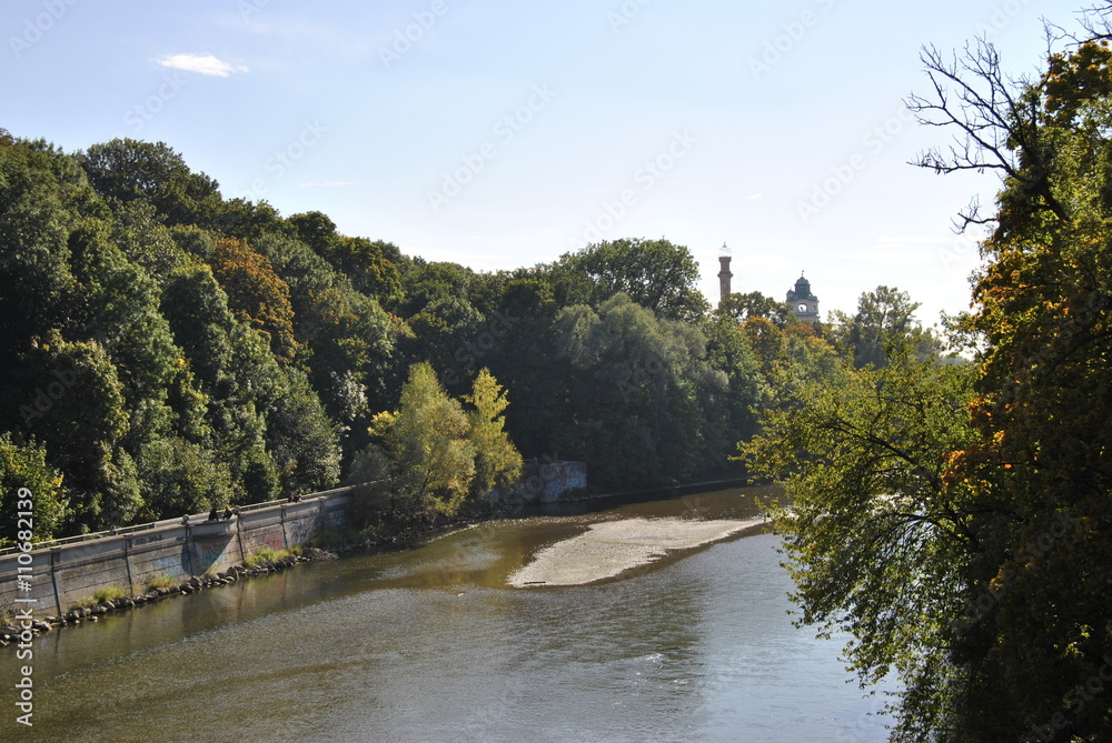 Fototapeta premium Isar München 2015