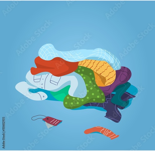 pile of clothes on the floor