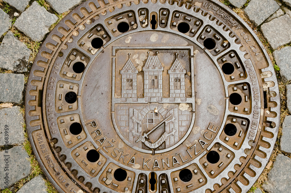 Ornamental Sewer Cap - Prague - Czech Republic