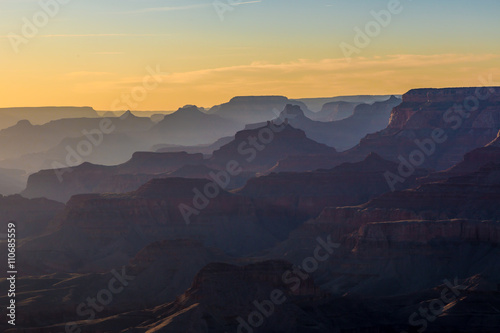 Sunset at Grand Canyon National Park, USA