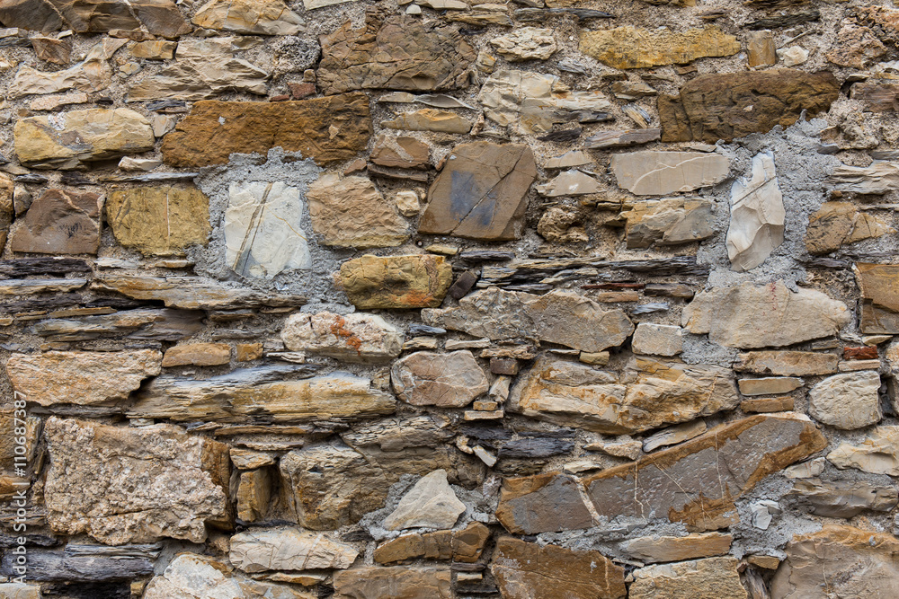 Fototapeta premium wall of stones as a texture