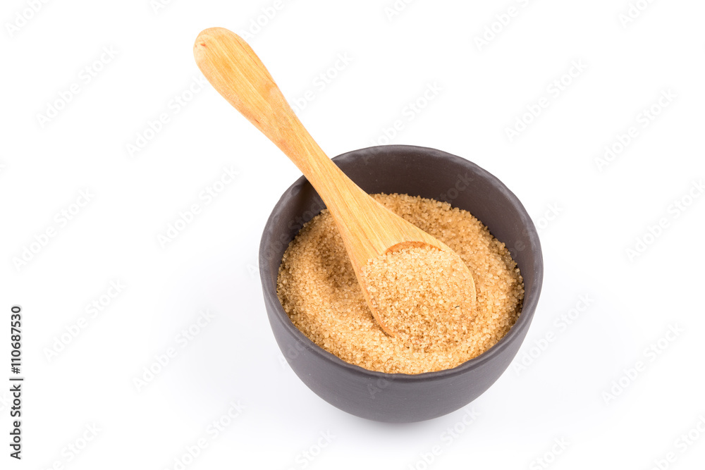 brown sugar in a dark bowl brown sugar in a dark bowl