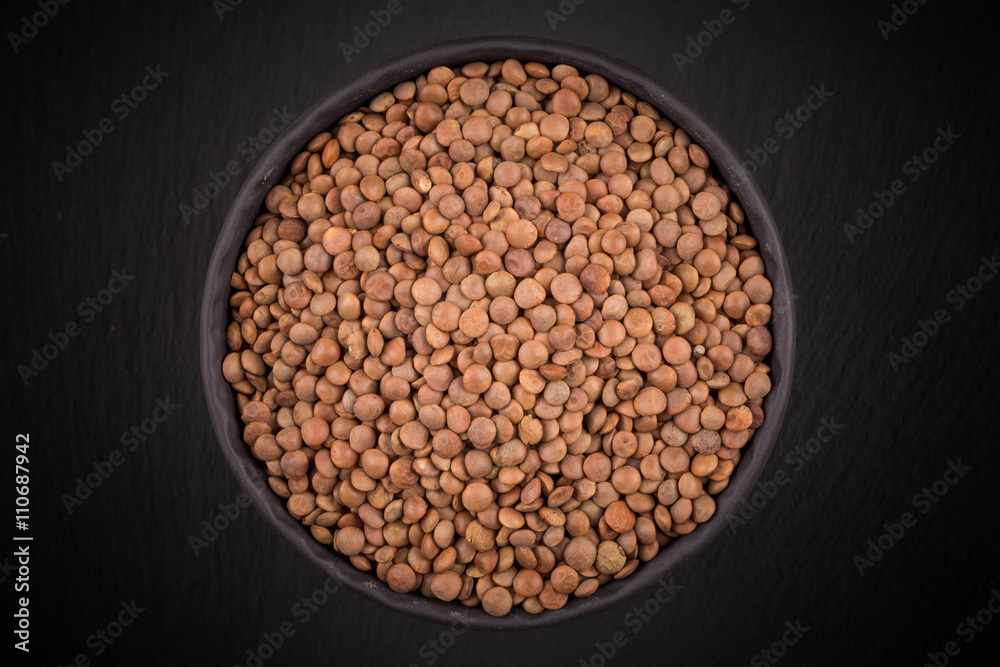Lentils Isolated on White Background Lentils Isolated on White Background