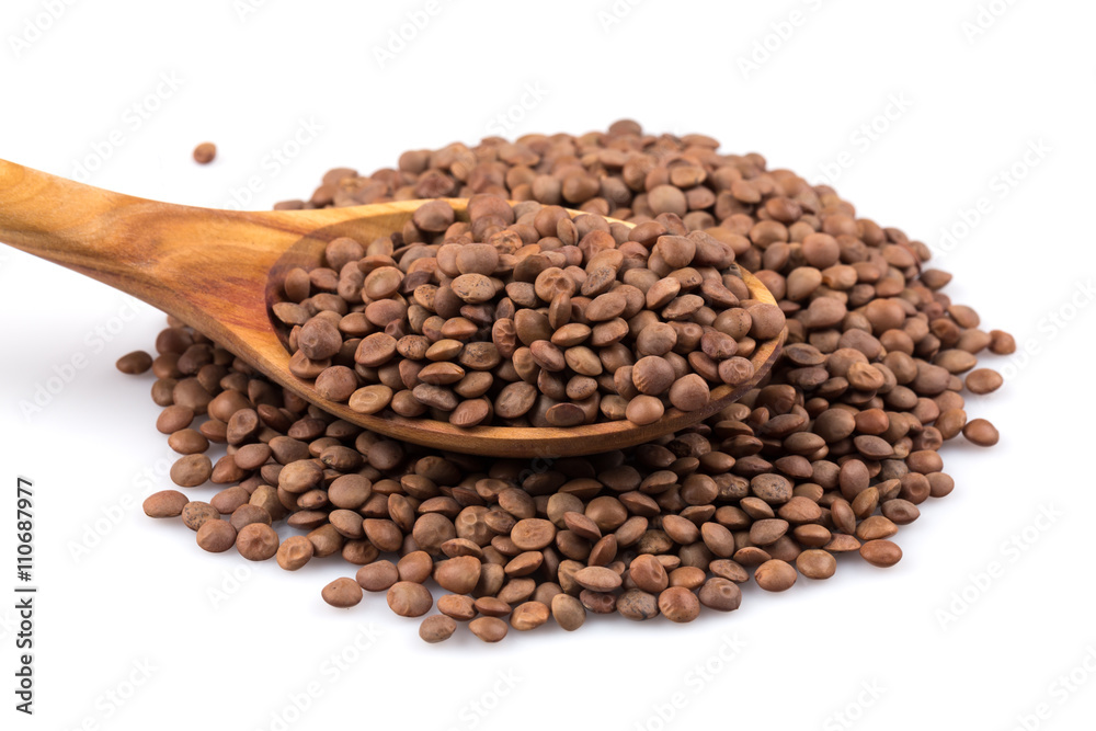 Obraz premium Lentils Isolated on White Background