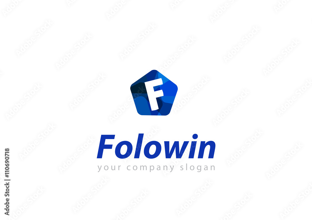 letter F logo Template for your company letter F logo Template for your company