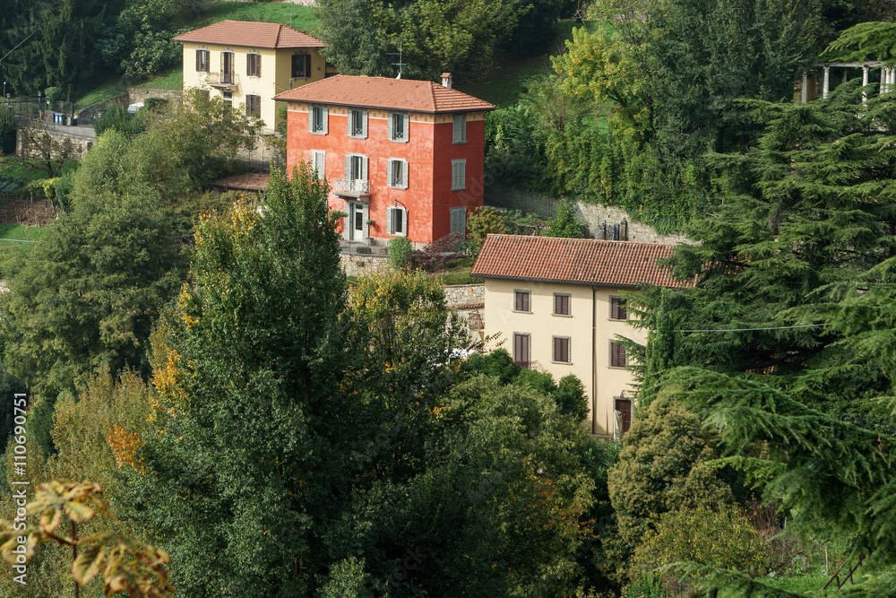 View from San Vigilio in Bergamo