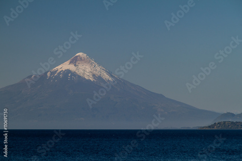 View of Osorno volcano over Llanquihue lake, Chile © Matyas Rehak
