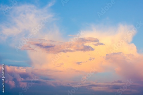 Sunset sky for background © MilkaRe Production