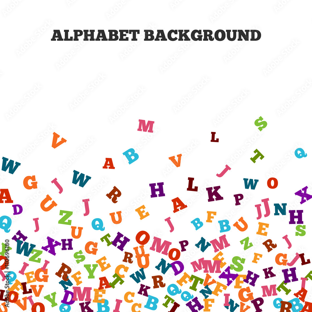 Abstract black alphabet ornament frame isolated on white background Abstract black alphabet ornament frame isolated on white background
