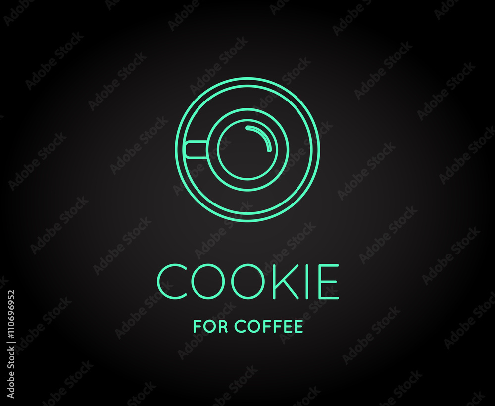 Vector Coffee Accessories Icon with Letter Sign can be used as L Vector Coffee Accessories Icon with Letter Sign can be used as L