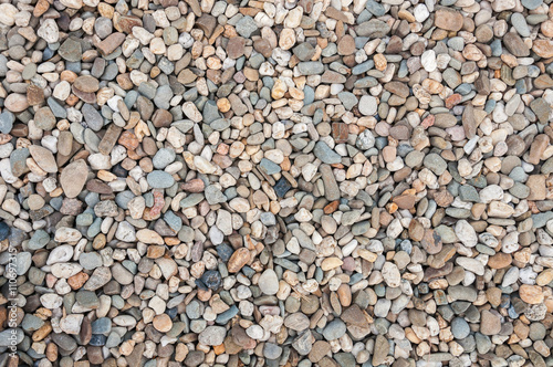 Background made of multicolored pebbles photo