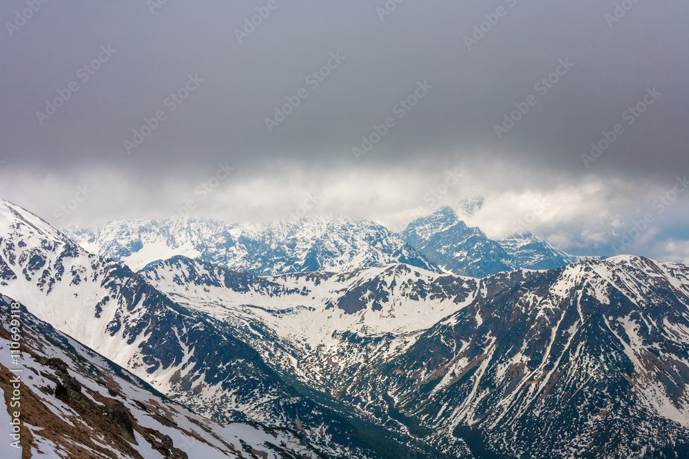 Zakopane's snowy peaks