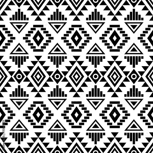 Seamless aztec pattern