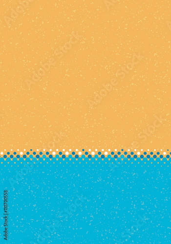 網点の砂浜（縦）