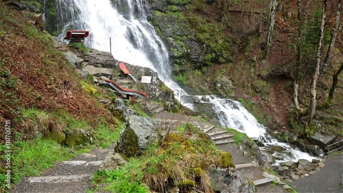Wasserfall in Todtnau im Schwarzwald 