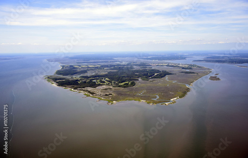 Daufuskie Island SC Aerial view