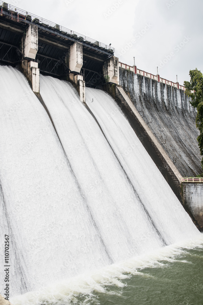 Water Being Released in Neyyar Dam Water Being Released in Neyyar Dam