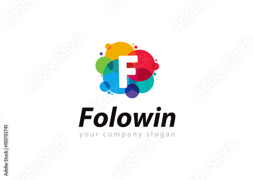 letter F logo Template for your company