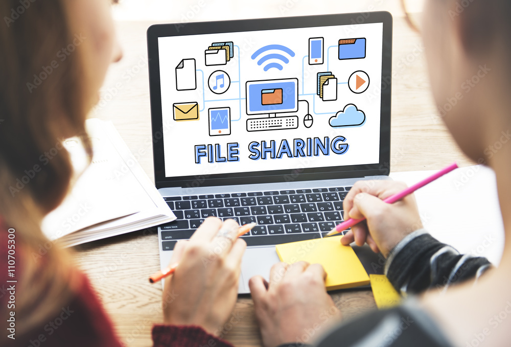 file Sharing Technology Data Transfer Concept file Sharing Technology Data Transfer Concept